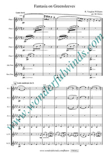VW001a Fantasia on Greensleeves - Vaughan Williams, R.