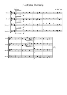 WBK022 God Save The King - arr. Alfie Pugh