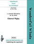 WBL002 Eleanor Rigby - McCartney, P./Lennon, J.