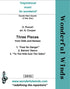 WBP002 Three Pieces (Dido and Aeneas) - Purcell, H.