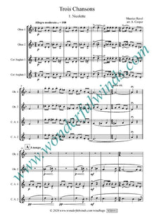 WBR001 Trois Chansons - Ravel, M.