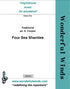 WBS001 Four Sea Shanties - Traditional (PDF DOWNLOAD)