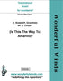 WBS002 (Is This The Way To) Amarillo? - Sedaka, N./Greenfield, H.